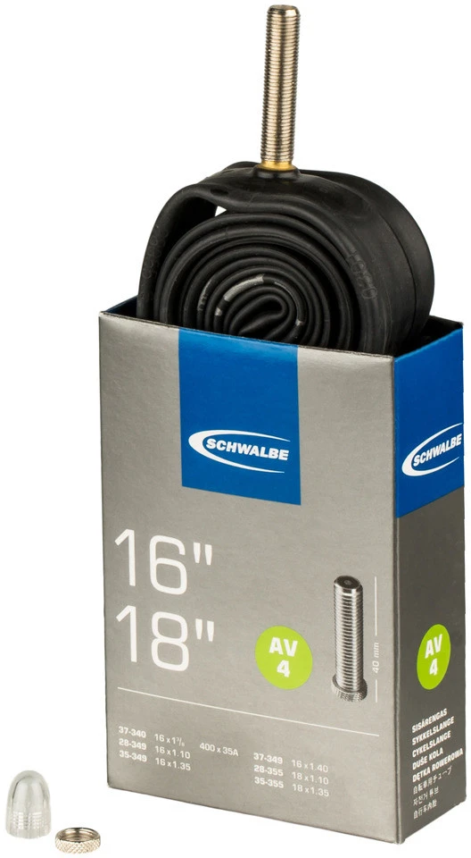 Schwalbe Chambre à Air 4 Pour 16" - 18" 3 Schwalbe Chambre à Air 4 Pour 16" - 18"