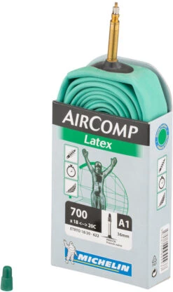 Michelin Chambre à Air A1 Aircomp Latex Road Pour 28" 7 Michelin Chambre à Air A1 Aircomp Latex Road Pour 28" -Accessoires De Vélo 252049