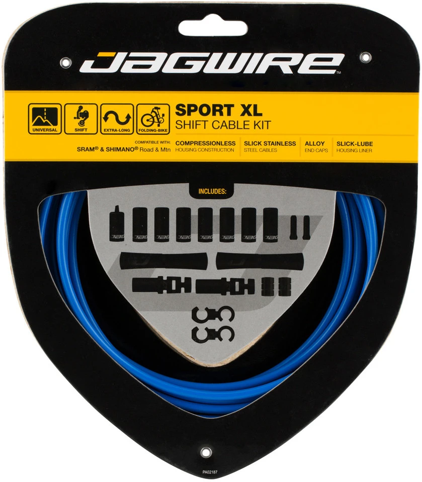 JAGWIRE Set De Câbles De Vitesses Sport XL 3 JAGWIRE Set De Câbles De Vitesses Sport XL