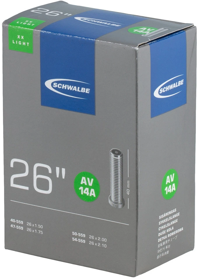 Schwalbe Chambre à Air 14A XXLight Pour 26" 5 Schwalbe Chambre à Air 14A XXLight Pour 26" – Image 3