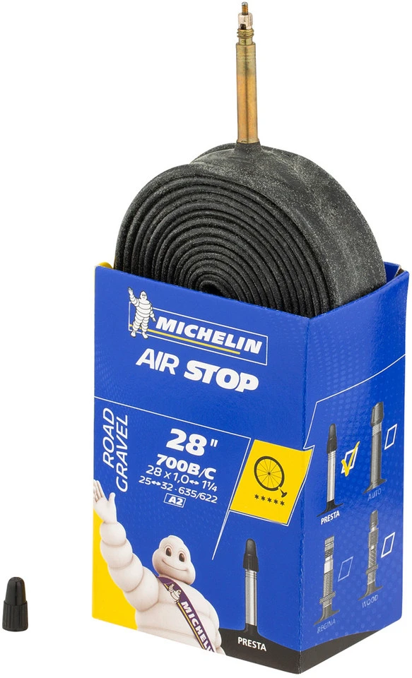 Michelin Chambre à Air A2 Airstop Road Gravel Pour 28" 3 Michelin Chambre à Air A2 Airstop Road Gravel Pour 28"