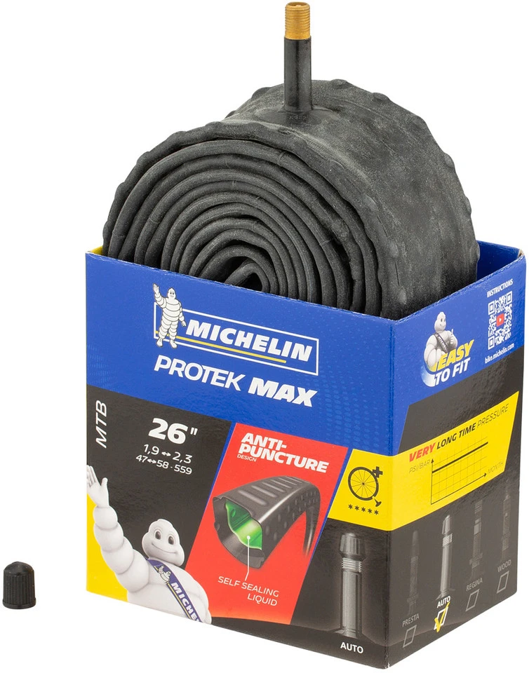 Michelin Chambre à Air C4 Protek Max VTT Pour 26" 3 Michelin Chambre à Air C4 Protek Max VTT Pour 26"