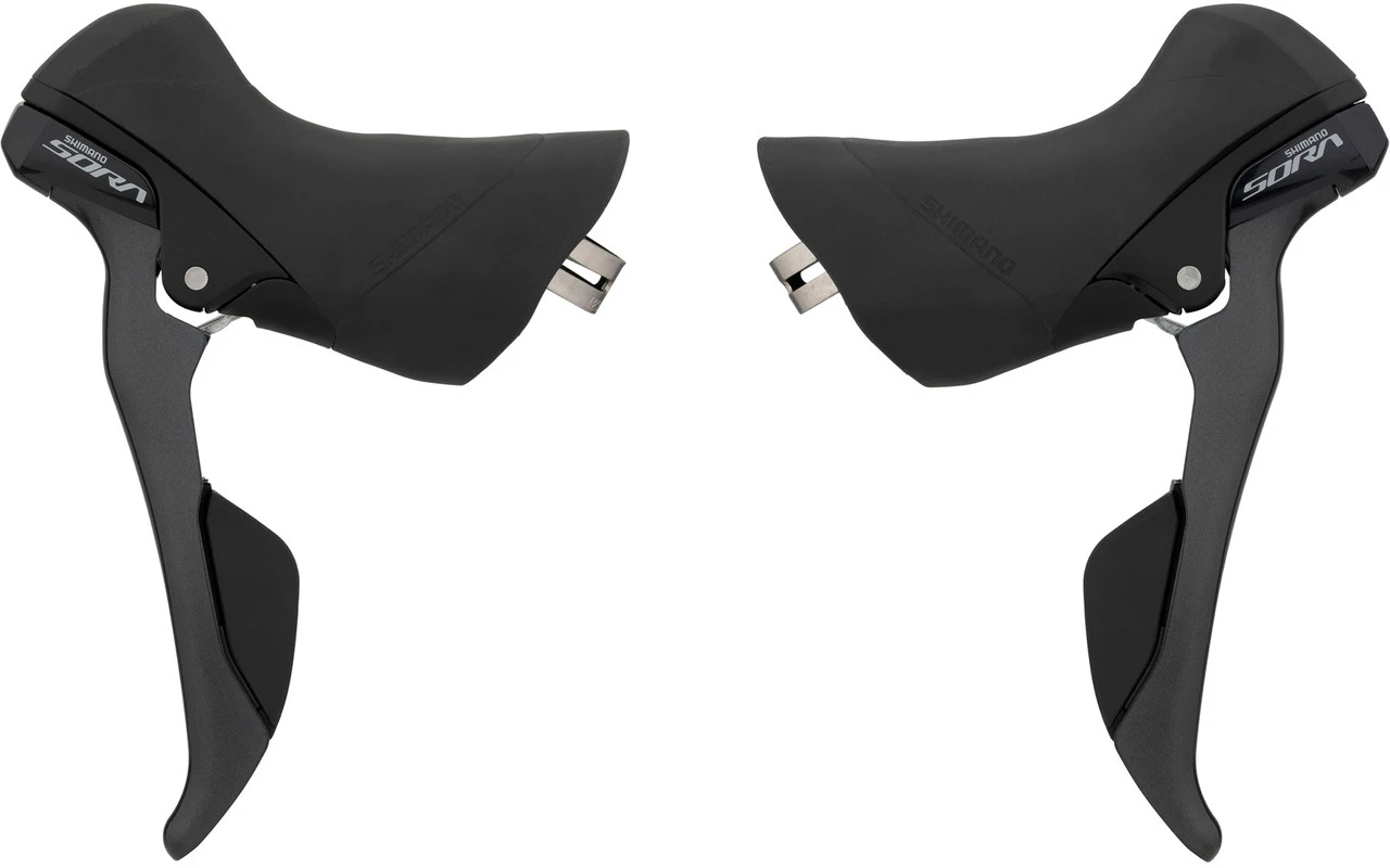 Shimano Set De Levier De Freins/Vitesses Av+arr Sora STI ST-R3000 2/9 Vitesses 3 Shimano Set De Levier De Freins/Vitesses Av+arr Sora STI ST-R3000 2/9 Vitesses