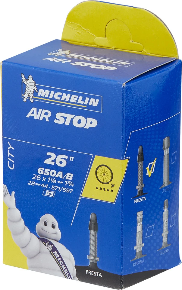 Michelin Chambre à Air B3 Airstop City Pour 26" 4 Michelin Chambre à Air B3 Airstop City Pour 26" – Image 2