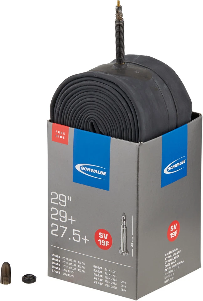 Schwalbe Chambre à Air 19F Pour 27,5+/ 29/ 29+ 3 Schwalbe Chambre à Air 19F Pour 27,5+/ 29/ 29+