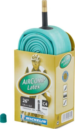Michelin Chambre à Air Schlauch C4 Aircomp Latex VTT Pour 26" 8 Michelin Chambre à Air Schlauch C4 Aircomp Latex VTT Pour 26" -Accessoires De Vélo 477177